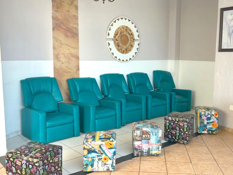 Atividades em grupo na casa de repouso Lar Moreira